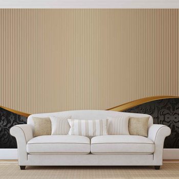 Abstract Pattern Vintage Wallpaper Mural