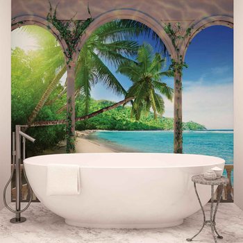 Beach Tropical Wallpaper Mural