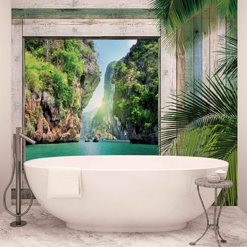 Beach Tropical View Wallpaper Mural