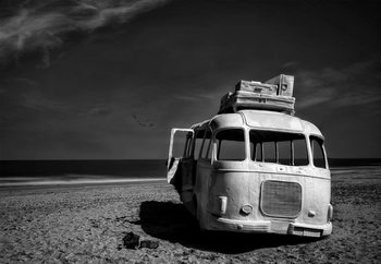 Фототапет Beached Bus