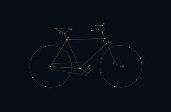 Wallpaper Mural Bike Constellation