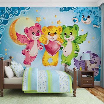 Care Bears Heart Wallpaper Mural