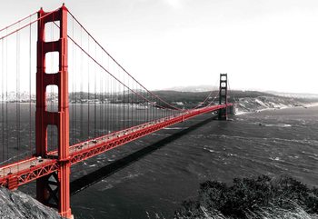 City Golden Gate Bridge Wallpaper Mural
