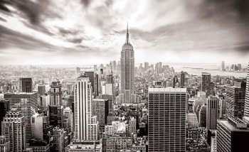 City Skyline Empire State New York Wallpaper Mural