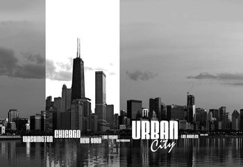 City Skyline Wallpaper Mural