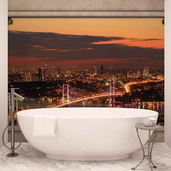 City Skyline View Istanbul Wallpaper Mural