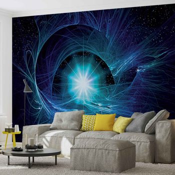 Cosmic Star Abstract Wallpaper Mural