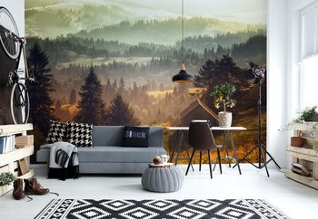 Cottage With Views Wallpaper Mural