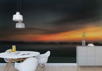 Dawn'S Golden Hour Wallpaper Mural