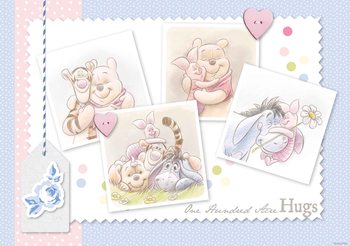 Disney Winnie Pooh Piglet Eeyore Tigger Wallpaper Mural