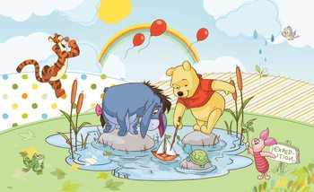 Disney Winnie Pooh Piglet Tigger Eeyore Wallpaper Mural