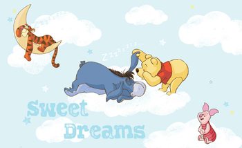 Disney Winnie Pooh Piglet Tigger Eeyore Wallpaper Mural