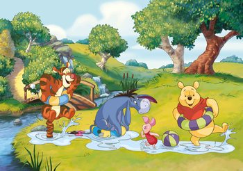 Disney Winnie Pooh Tigger Eeyore Piglet Wallpaper Mural