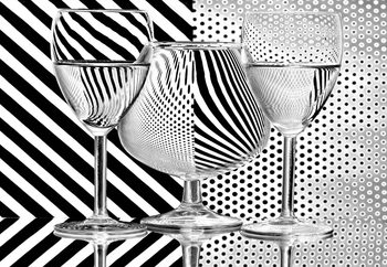 Dots And Stripes Wallpaper Mural