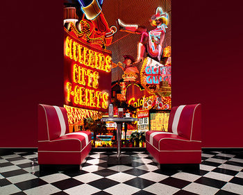 DOWNTOWN LAS VEGAS Wallpaper Mural