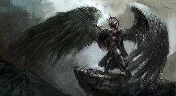 Wall Mural fallen angel