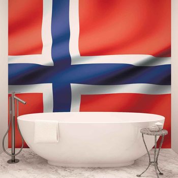 Flag Norway Wallpaper Mural