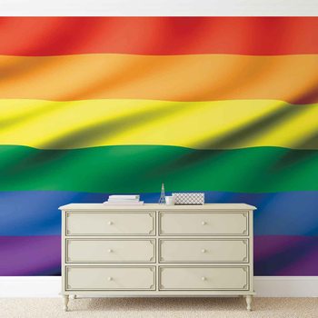 Flag Rainbow Gay Pride Wallpaper Mural