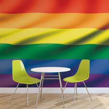 Flag Rainbow Gay Pride Wallpaper Mural