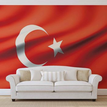 Flag Turkey Wallpaper Mural