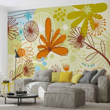 Фототапет Floral Pattern