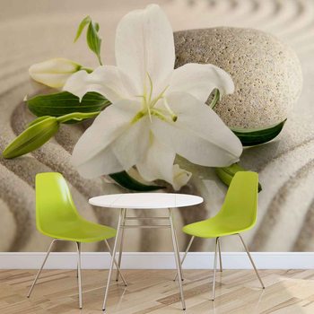 Flower Sand Wallpaper Mural