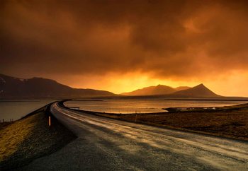 Follow The Road Wallpaper Mural