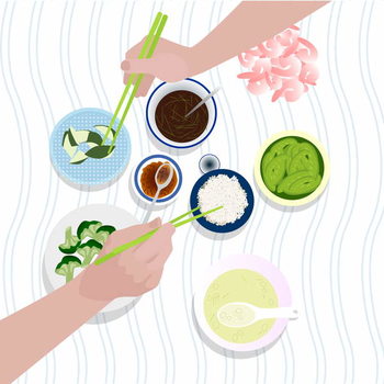 Ταπετσαρία Food by @Melisswoks