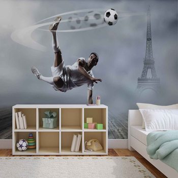Football Player Paris Wallpaper Mural