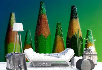 Green Wallpaper Mural