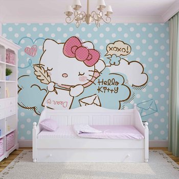 Hello Kitty Poster-Set Hello Kitty Raumdekor-Bundle mit 12 Hello Kitty  Wandkunst-Postern plus Hello Kitty Schl sselanh nger, mehr | Hello Kitty  Poster