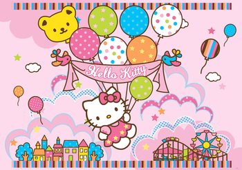 Фототапет Hello Kitty