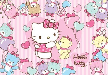 Фототапет Hello Kitty