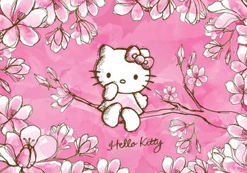 Фототапет Hello Kitty
