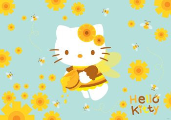 Фототапет Hello Kitty