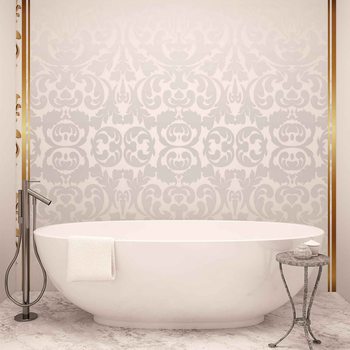 Heraldic Mirror Wallpaper Mural