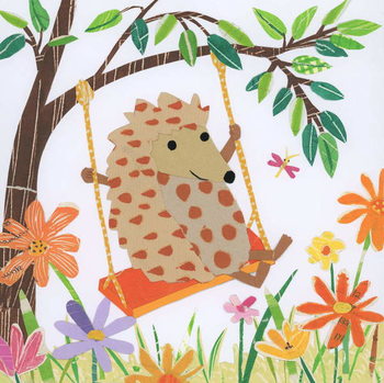 Wall Mural Higher Hedgehog, 2016,  collage