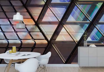 Lines & Colours Wallpaper Mural