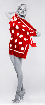 Wall Mural MARILYN AT THE BEACH