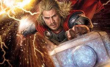 Marvel Avengers Thor Wallpaper Mural