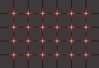 Фототапет Modern Square Design Red Lights