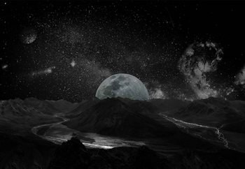 Moonscape Wallpaper Mural