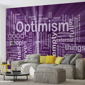 Optimism Abstract Wallpaper Mural