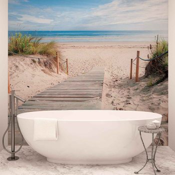 Path Beach Sand Nature Wallpaper Mural
