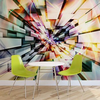 Pattern Abstract Muticolour Wallpaper Mural
