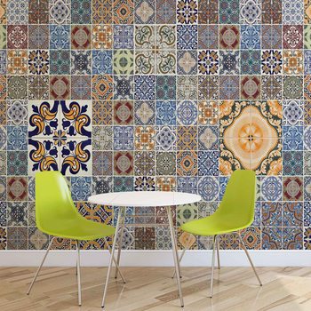 Pattern Abstract Vintage Wallpaper Mural