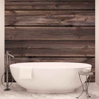 Pattern Brown Wood Wallpaper Mural