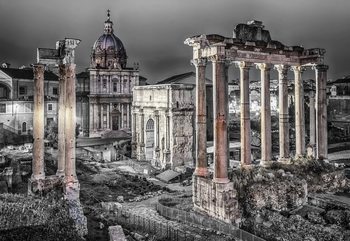Roman Forum Rome Ancient Ruins Wallpaper Mural
