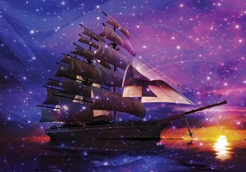 Sailing Ship Wallpaper Mural
