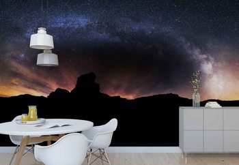 Silhouette Sky Wallpaper Mural